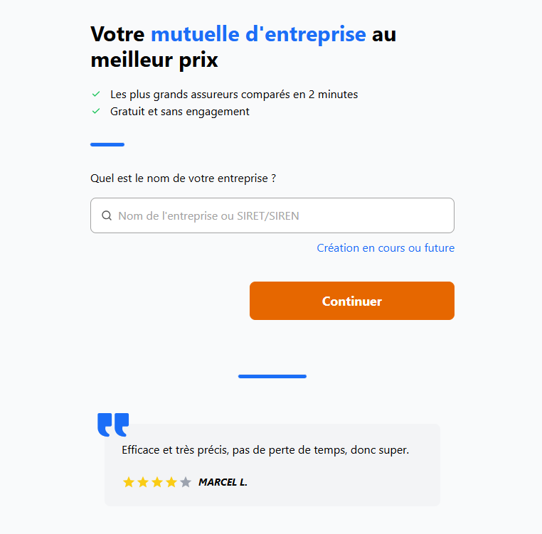 mutuelle entreprise - formulaire